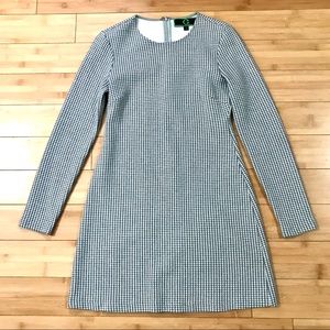 CWonder Houndstooth Dress Long Sleeve Size Small